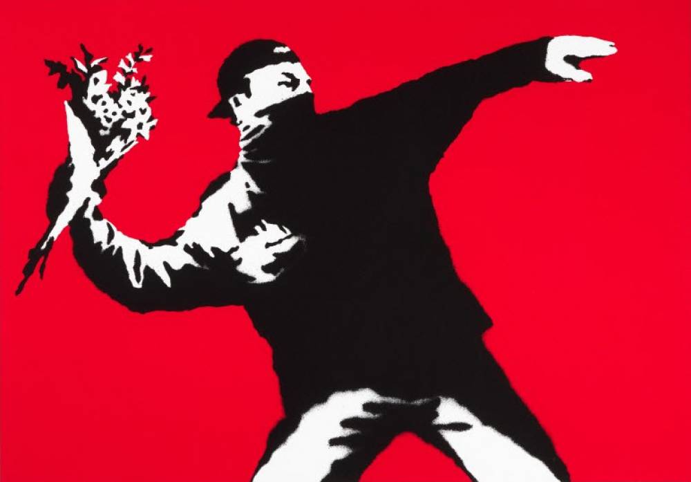 Banksy Love Is In The Air | Contemporary Art Trader