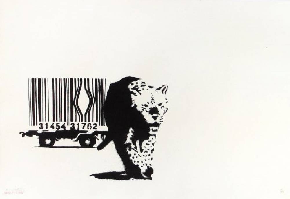 Barcode Banksy | Banksy Leopard